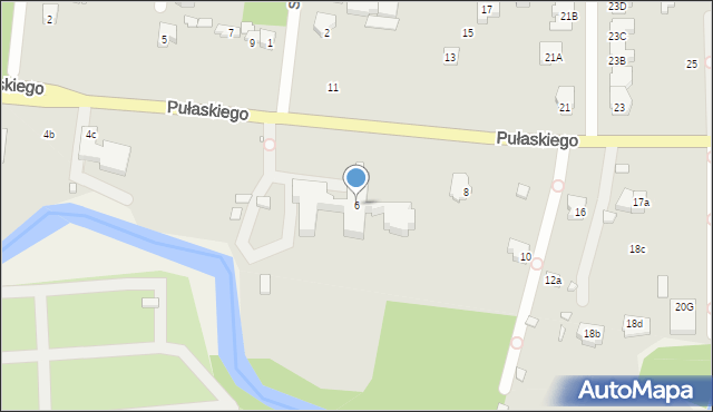 Konstancin-Jeziorna, Pułaskiego Kazimierza, gen., 6, mapa Konstancin-Jeziorna