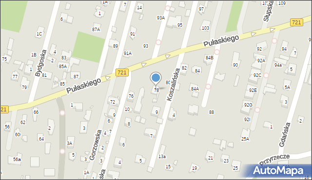 Konstancin-Jeziorna, Pułaskiego Kazimierza, gen., 78, mapa Konstancin-Jeziorna