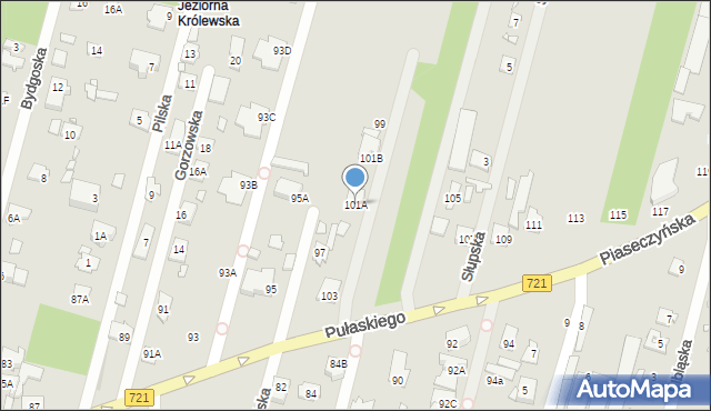 Konstancin-Jeziorna, Pułaskiego Kazimierza, gen., 101A, mapa Konstancin-Jeziorna
