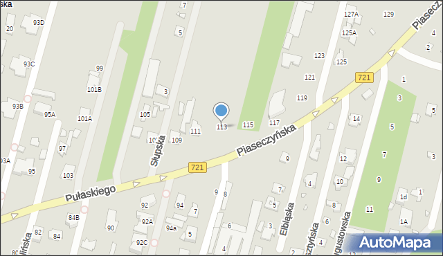 Konstancin-Jeziorna, Pułaskiego Kazimierza, gen., 113, mapa Konstancin-Jeziorna