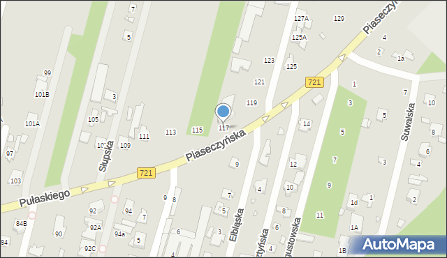 Konstancin-Jeziorna, Pułaskiego Kazimierza, gen., 117, mapa Konstancin-Jeziorna