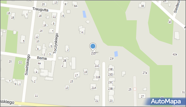 Konstancin-Jeziorna, Pułaskiego Kazimierza, gen., 21D, mapa Konstancin-Jeziorna