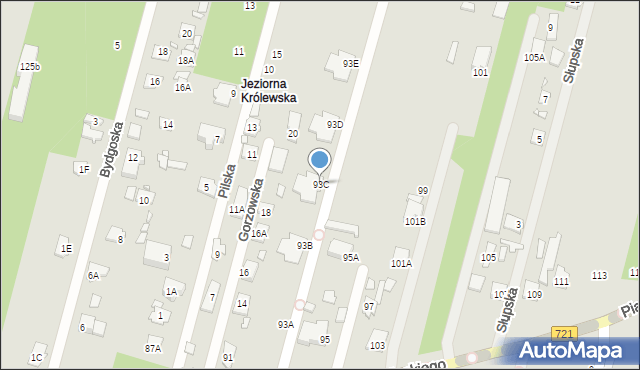 Konstancin-Jeziorna, Pułaskiego Kazimierza, gen., 93C, mapa Konstancin-Jeziorna