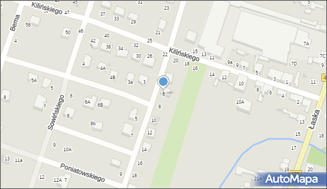 Konstantynów Łódzki, Pułaskiego Kazimierza, gen., 6, mapa Konstantynów Łódzki