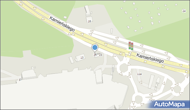 Kraków, Puszkarska, 15, mapa Krakowa