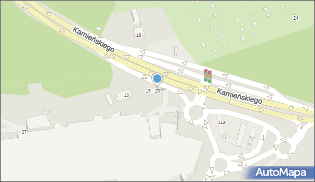 Kraków, Puszkarska, 23, mapa Krakowa