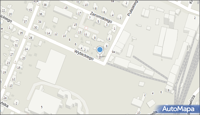 Leszno, Pułaskiego Kazimierza, gen., 10, mapa Leszno