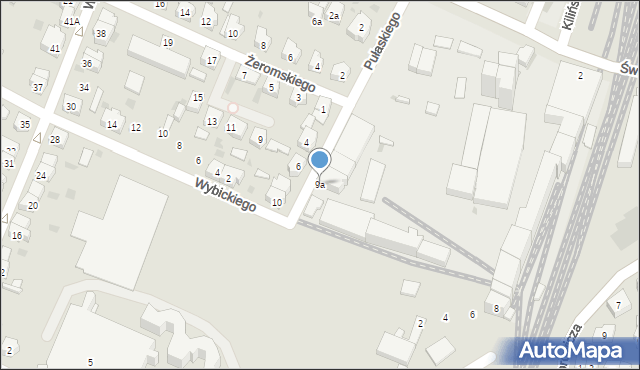 Leszno, Pułaskiego Kazimierza, gen., 9a, mapa Leszno