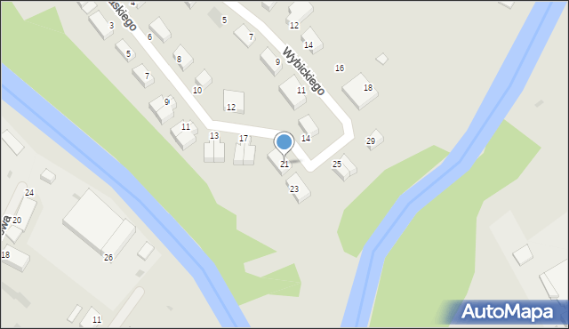 Lidzbark Warmiński, Pułaskiego Kazimierza, gen., 21, mapa Lidzbark Warmiński