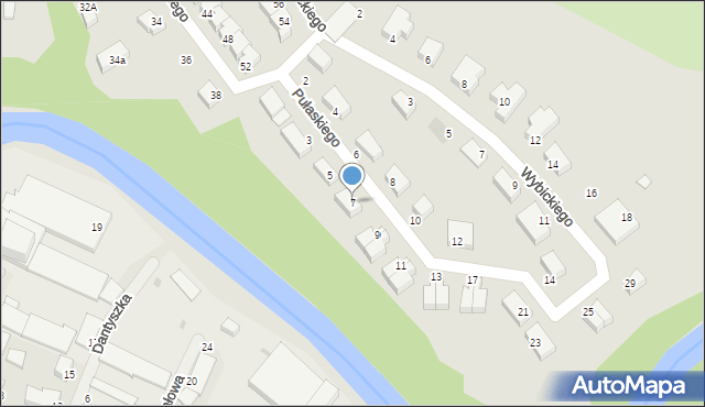 Lidzbark Warmiński, Pułaskiego Kazimierza, gen., 7, mapa Lidzbark Warmiński