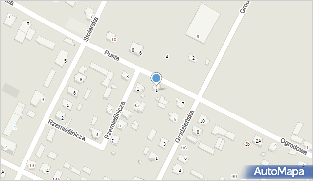 Lipsk, Pusta, 1, mapa Lipsk