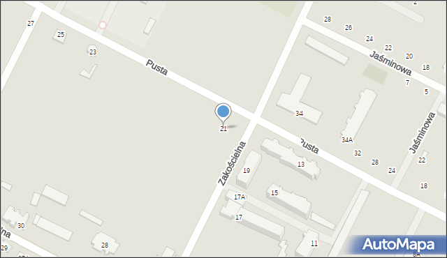 Lipsk, Pusta, 21, mapa Lipsk