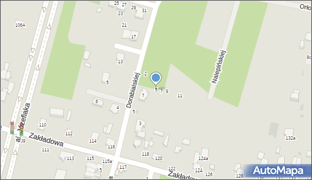 Łódź, Puchalskiego Włodzimierza, 5, mapa Łodzi