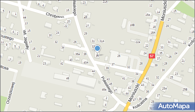 Maków Mazowiecki, Pułaskiego Kazimierza, gen., 35, mapa Maków Mazowiecki