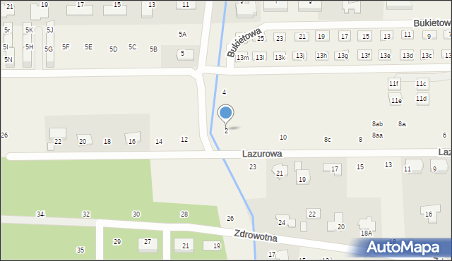 Marysin, Purpurowa, 2, mapa Marysin