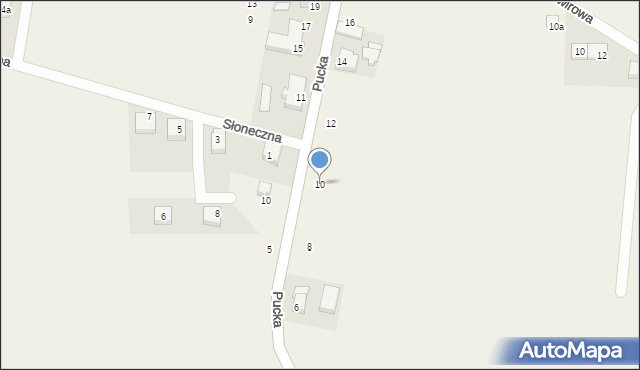 Mieroszyno, Pucka, 10, mapa Mieroszyno
