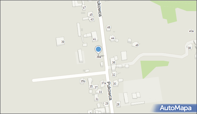 Mysłowice, Pukowca Bronisława, 39a, mapa Mysłowice