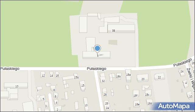 Namysłów, Pułaskiego Kazimierza, gen., 3, mapa Namysłów
