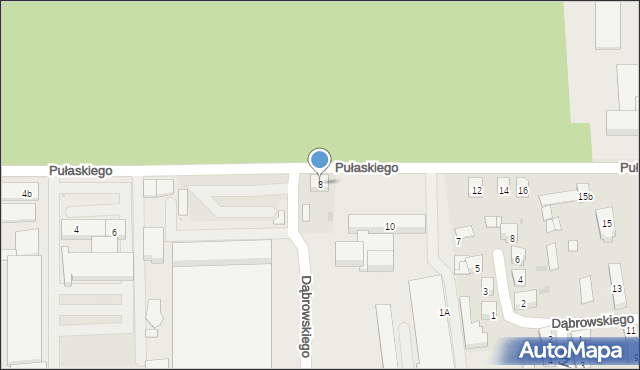 Namysłów, Pułaskiego Kazimierza, gen., 8, mapa Namysłów