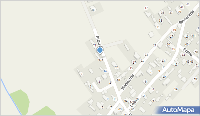 Okuniew, Pułtuska, 69, mapa Okuniew