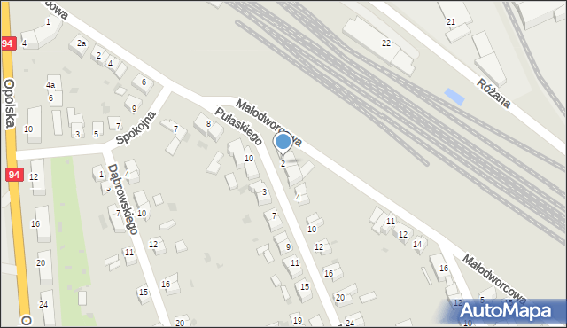 Oława, Pułaskiego Kazimierza, gen., 2, mapa Oława