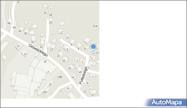 Olkusz, Pułaskiego Kazimierza, gen., 4, mapa Olkusz