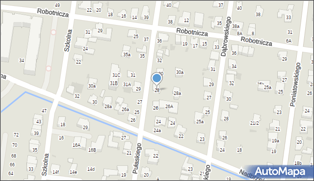 Ożarów Mazowiecki, Pułaskiego Kazimierza, gen., 28, mapa Ożarów Mazowiecki