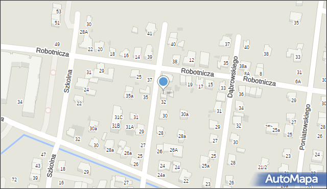 Ożarów Mazowiecki, Pułaskiego Kazimierza, gen., 34, mapa Ożarów Mazowiecki