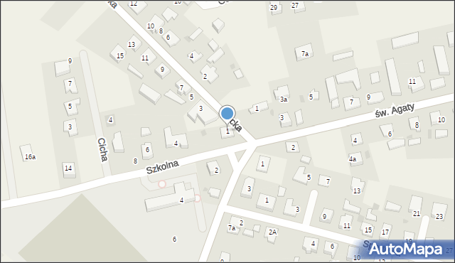 Połchowo, Pucka, 1, mapa Połchowo