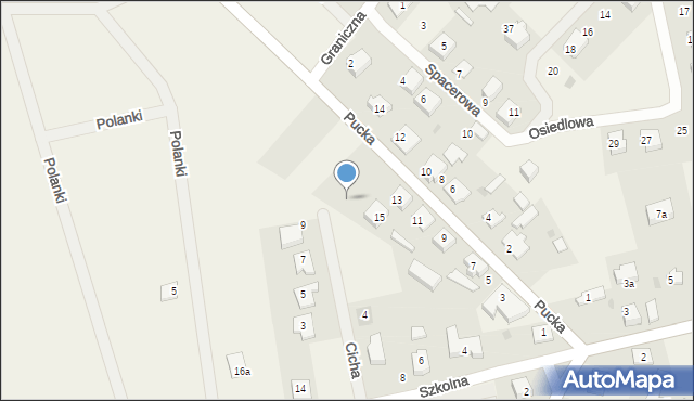 Połchowo, Pucka, 17, mapa Połchowo