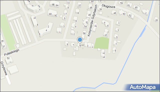 Police, Pułaskiego Kazimierza, gen., 5, mapa Police