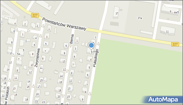 Pruszcz Gdański, Pułaskiego Kazimierza, gen., 3, mapa Pruszcz Gdański