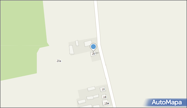 Puchacze, Puchacze, 20, mapa Puchacze