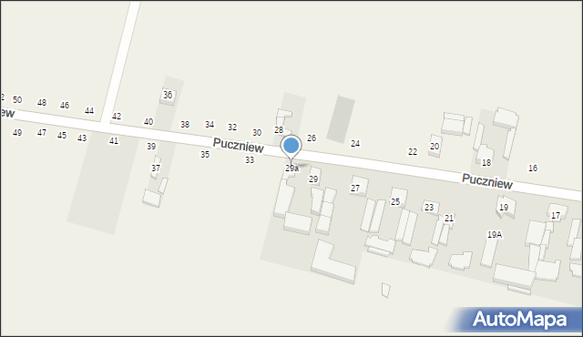 Puczniew, Puczniew, 29a, mapa Puczniew