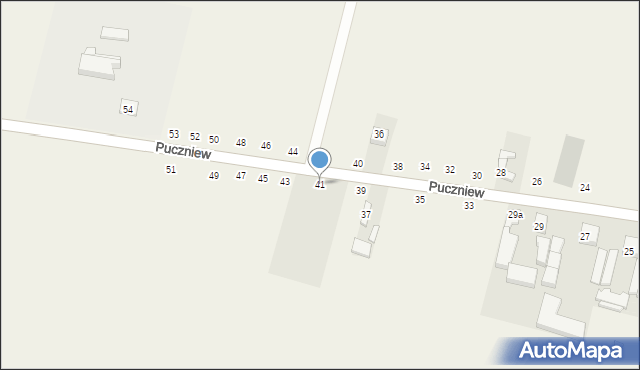 Puczniew, Puczniew, 41, mapa Puczniew