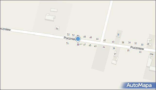 Puczniew, Puczniew, 49, mapa Puczniew