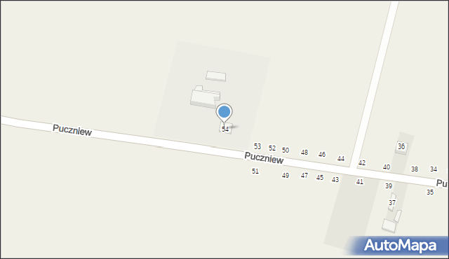 Puczniew, Puczniew, 54, mapa Puczniew