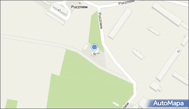 Puczniew, Puczniew, 58, mapa Puczniew