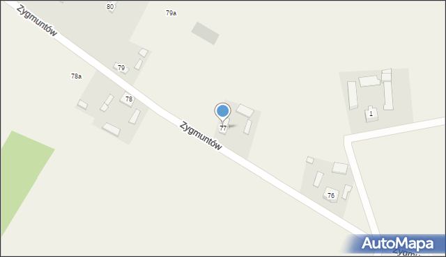 Puczniew, Puczniew-Leonów, 77, mapa Puczniew