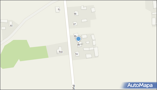 Puczyce, Puczyce, 65, mapa Puczyce
