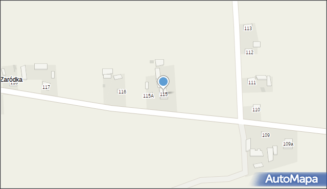 Pukarzów, Pukarzów, 115, mapa Pukarzów