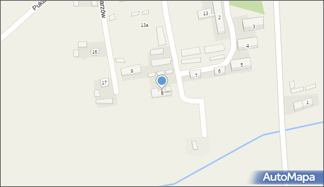 Pukarzów, Pukarzów, 8, mapa Pukarzów