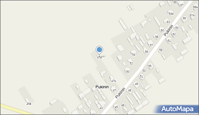 Pukinin, Pukinin, 47a, mapa Pukinin