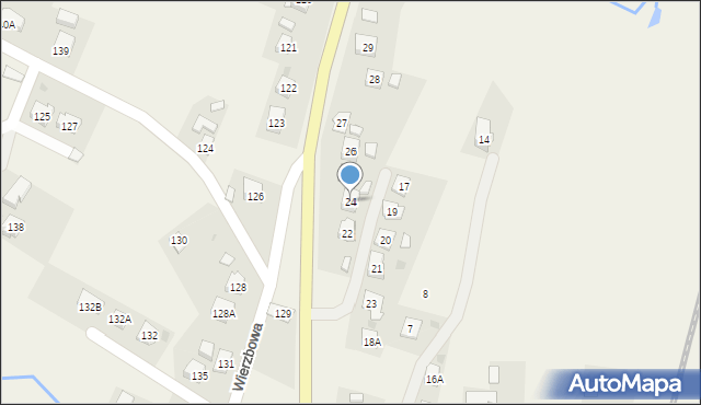 Pułanki, Pułanki, 24, mapa Pułanki