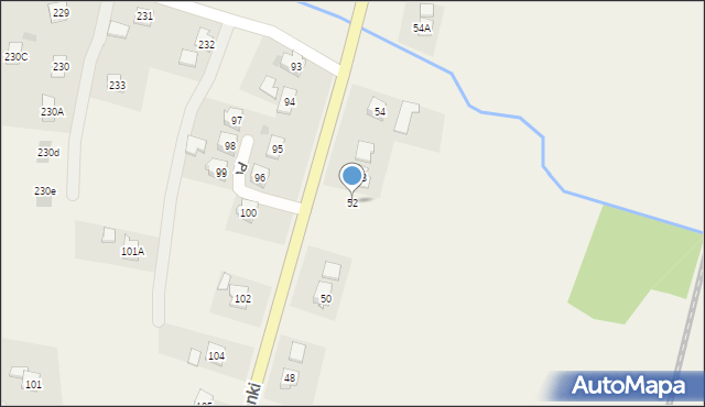 Pułanki, Pułanki, 52, mapa Pułanki