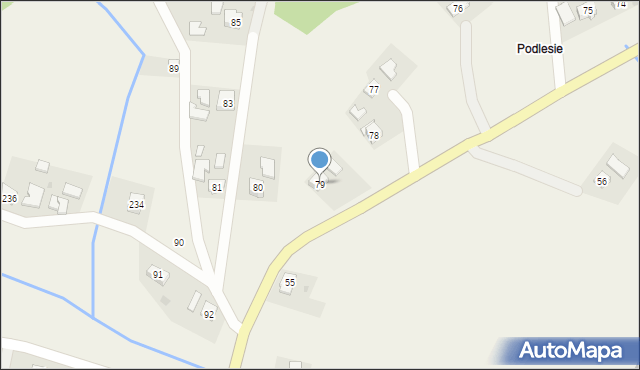 Pułanki, Pułanki, 79, mapa Pułanki