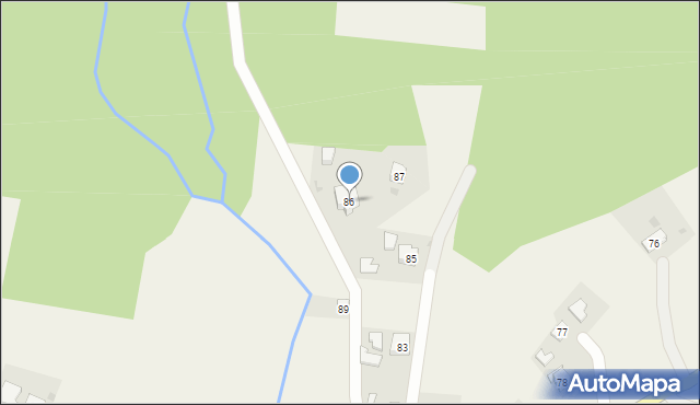 Pułanki, Pułanki, 86, mapa Pułanki