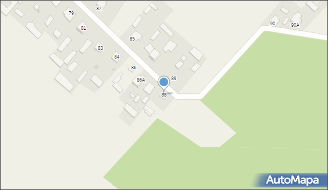 Pułankowice, Pułankowice, 88, mapa Pułankowice