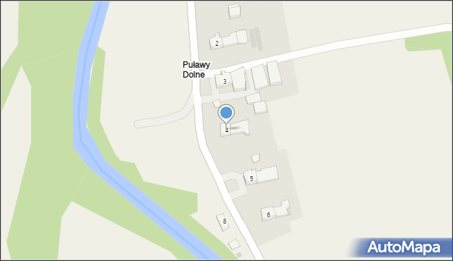 Puławy, Puławy, 4, mapa Puław