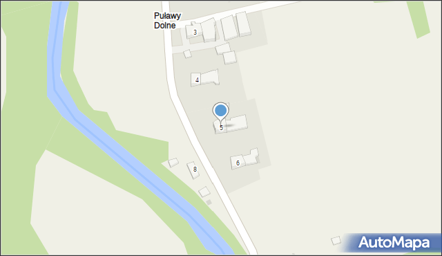 Puławy, Puławy, 5, mapa Puław